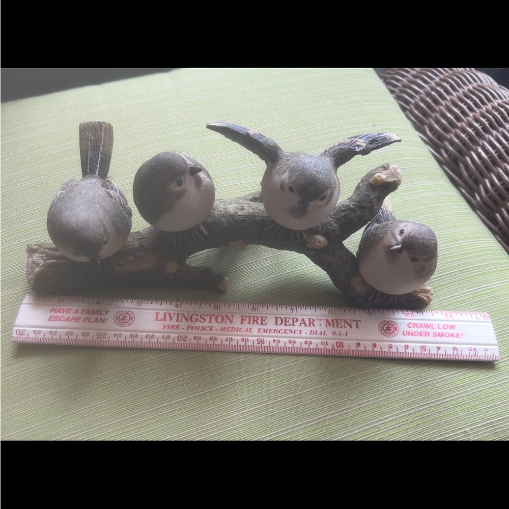 Ceramic bird statue